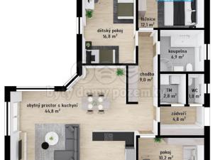 Prodej rodinného domu, Krušovice, 109 m2