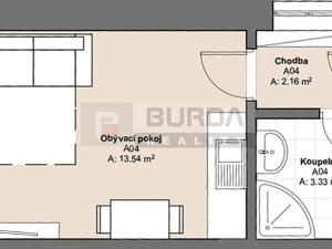 Pronájem bytu 1+kk, Neratovice, 19 m2