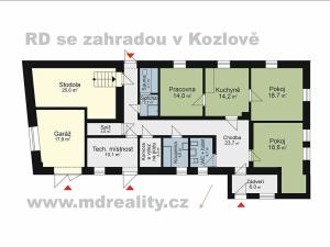 Prodej rodinného domu, Kozlov, 171 m2