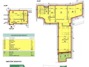 Pronájem bytu 4+kk, Brno, Vinařská, 102 m2