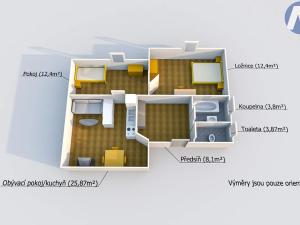 Prodej bytu 3+kk, Rokycany, 73 m2