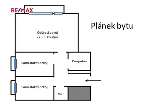 Pronájem bytu 3+kk, Praha - Hostavice, Vidlák, 85 m2