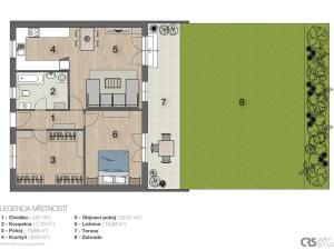 Prodej rodinného domu, Chotětov, Do Haček, 73 m2