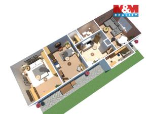 Prodej chalupy, Chrást, 75 m2