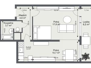 Prodej bytu 1+1, Praha - Žižkov, Nad Ohradou, 40 m2