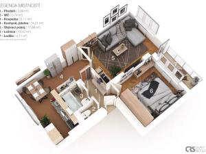 Prodej bytu 2+1, Kladno, Petrohradská, 56 m2