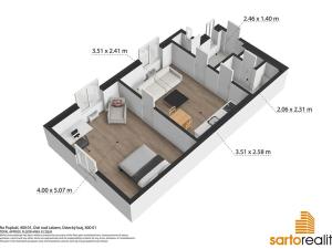 Prodej bytu 1+1, Ústí nad Labem, Na Popluží, 45 m2