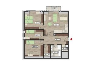 Pronájem bytu 4+kk, Zbiroh, Majerové, 107 m2