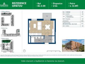 Pronájem bytu 1+kk, Praha - Chodov, Líbalova, 32 m2