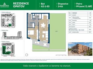 Pronájem bytu 2+kk, Praha - Chodov, Líbalova, 59 m2