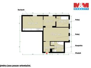 Pronájem bytu 2+1, Plzeň - Malesice, Mlýnská, 75 m2