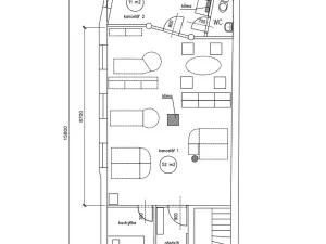 Pronájem kanceláře, Brno, Hasičská, 81 m2