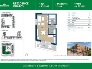 Pronájem bytu 1+kk, Praha - Chodov, Líbalova, 39 m2