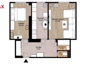 Prodej bytu 2+1, Ostrava - Poruba, Gustava Klimenta, 53 m2