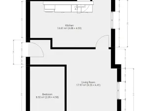 Pronájem bytu 2+1, Holice, Hradecká, 45 m2