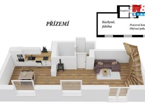 Prodej bytu 4+1, Sedlčany, Sokolovská, 129 m2