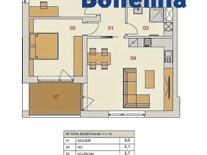 Pronájem bytu 3+kk, Český Brod, Klučovská, 73 m2