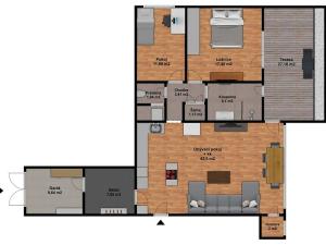 Prodej bytu 3+kk, Praha - Košíře, Pod Šmukýřkou, 101 m2