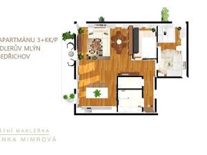 Prodej bytu 3+kk, Špindlerův Mlýn, 77 m2