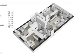 Prodej bytu 3+1, Hradec Králové, Hrubínova, 75 m2