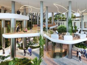 Pronájem kanceláře, Praha - Karlín, Karolinská, 1369 m2