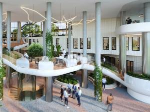 Pronájem kanceláře, Praha - Karlín, Karolinská, 1369 m2