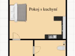 Prodej bytu 1+kk, Trutnov - Horní Staré Město, Horská, 36 m2