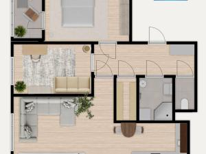 Pronájem bytu 3+kk, Praha - Chodov, Zdiměřická, 63 m2