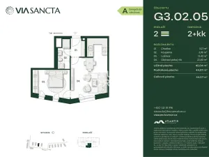 Prodej bytu 2+kk, Praha - Vinoř, Mladoboleslavská, 42 m2
