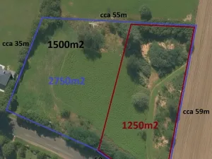 Prodej pozemku pro bydlení, Krušovice, 2750 m2