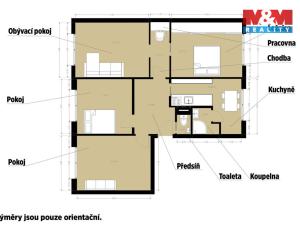 Prodej bytu 4+1, Tachov, Bělojarská, 90 m2