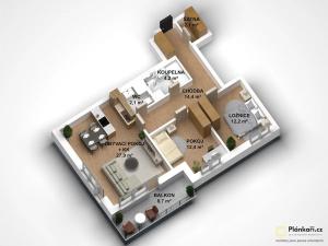 Prodej bytu 3+kk, Praha - Dolní Měcholupy, Františka Jansy, 85 m2
