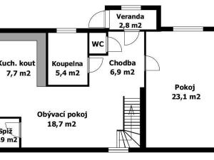 Prodej rodinného domu, Újezd u Plánice, 150 m2
