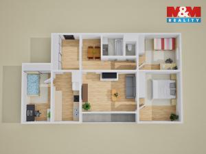 Prodej bytu 4+1, Ústí nad Labem - Bukov, Vinařská, 77 m2
