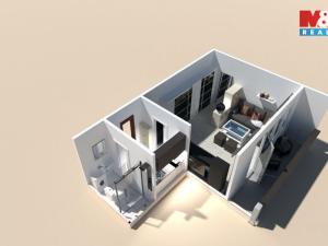 Prodej bytu 1+kk, Opava - Kateřinky, Antonína Sovy, 25 m2