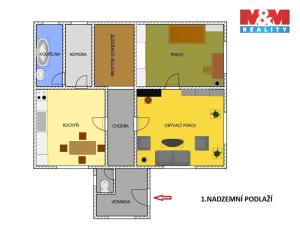 Prodej rodinného domu, Bílé Podolí - Zaříčany, 166 m2