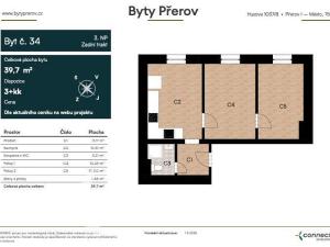 Prodej bytu 3+kk, Přerov - Přerov I-Město, Husova, 40 m2