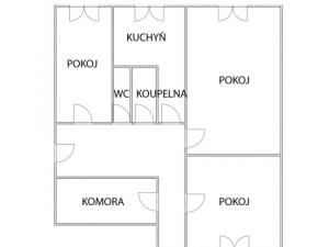 Pronájem bytu 3+1, Ústí nad Labem - Ústí nad Labem-centrum, Velká Hradební, 71 m2