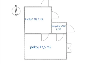 Prodej bytu 1+1, Brno, Skořepka, 31 m2