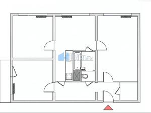 Pronájem bytu 3+1, Praha, Počernická, 73 m2