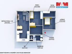 Prodej bytu 3+kk, Kotovice, 71 m2