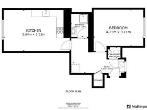 Pronájem bytu 2+kk, Praha - Holešovice, U vody, 45 m2