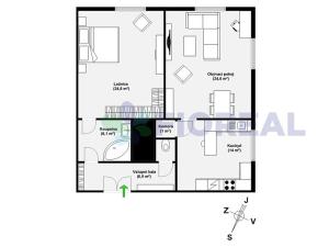 Prodej bytu 3+kk, Praha - Strašnice, Pod Rapidem, 85 m2