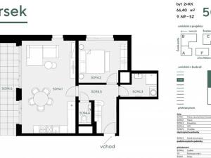 Pronájem bytu 2+kk, Praha - Stodůlky, Hábova, 85 m2