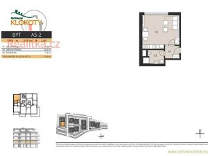 Prodej bytu 1+kk, Tábor, 36 m2