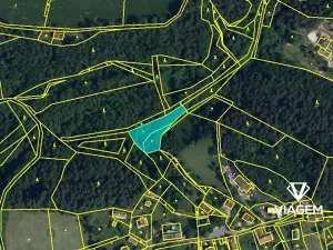 Prodej podílu lesa, Mírová pod Kozákovem, 844 m2