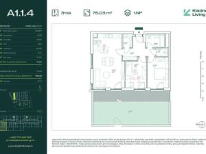 Prodej bytu 3+kk, Kladno, Pražská, 71 m2