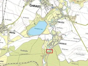 Prodej podílu lesa, Chrast, 1007 m2