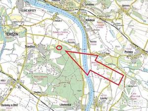 Prodej podílu lesa, Terezín, 3021 m2