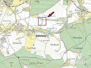 Prodej podílu pole, Zahořany, 1321 m2
